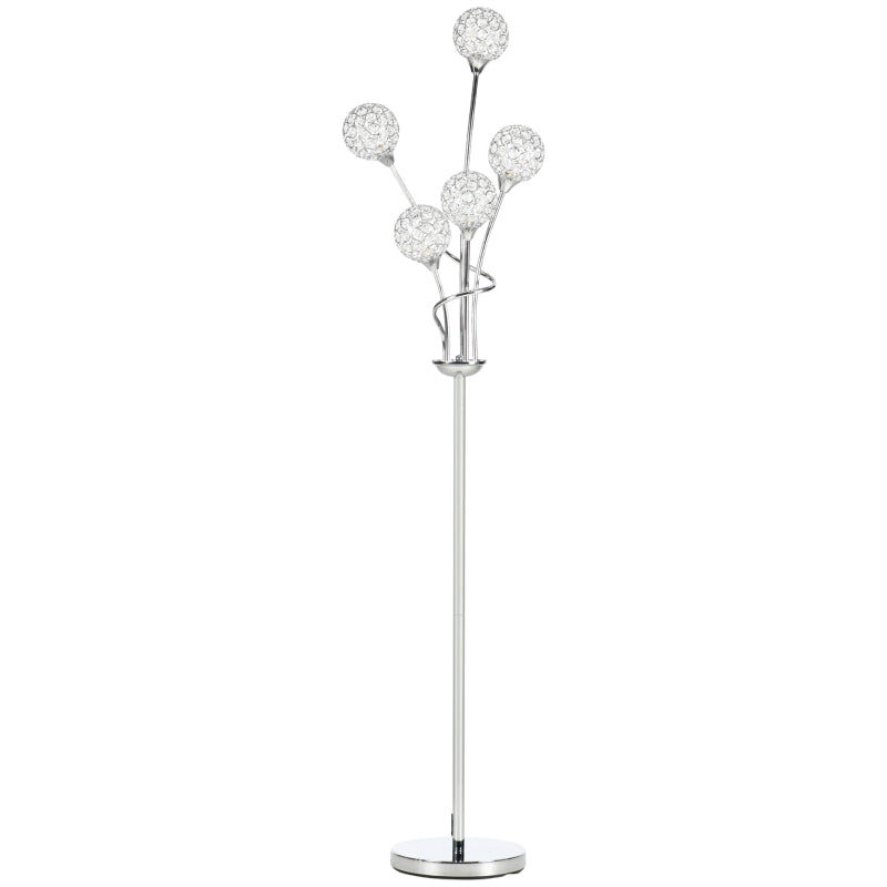 Crystal Floor Standing Lamp