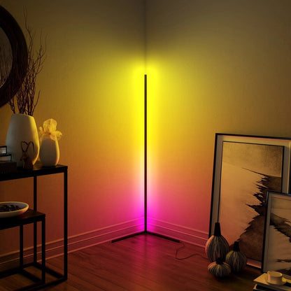 Nordic RGB Corner Floor Lamp Modern Simple