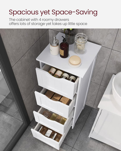 VASAGLE Bathroom Floor Storage Cabinet - Elite Casa Furniture