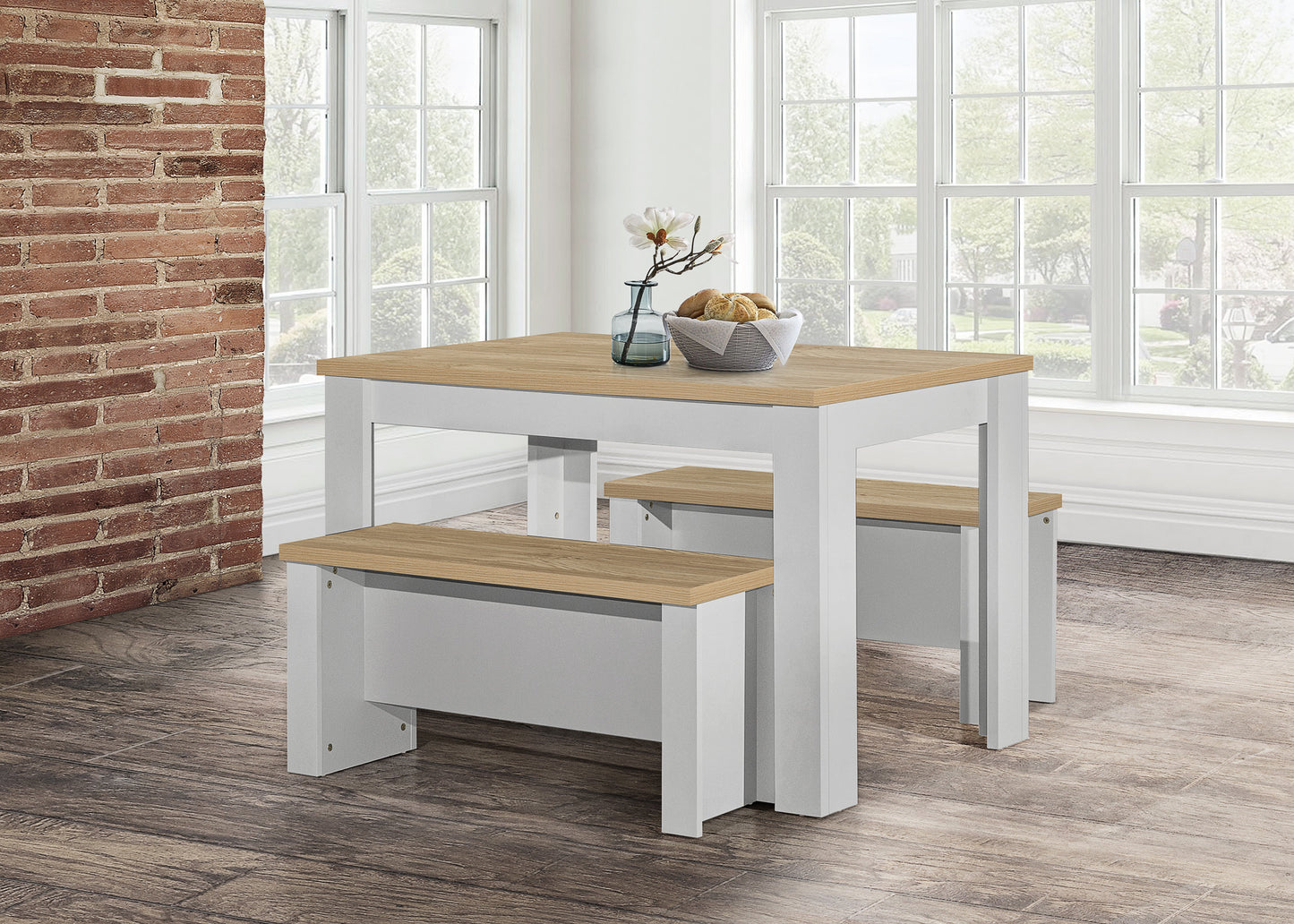 Highgate Dining Table & Bench Set-0