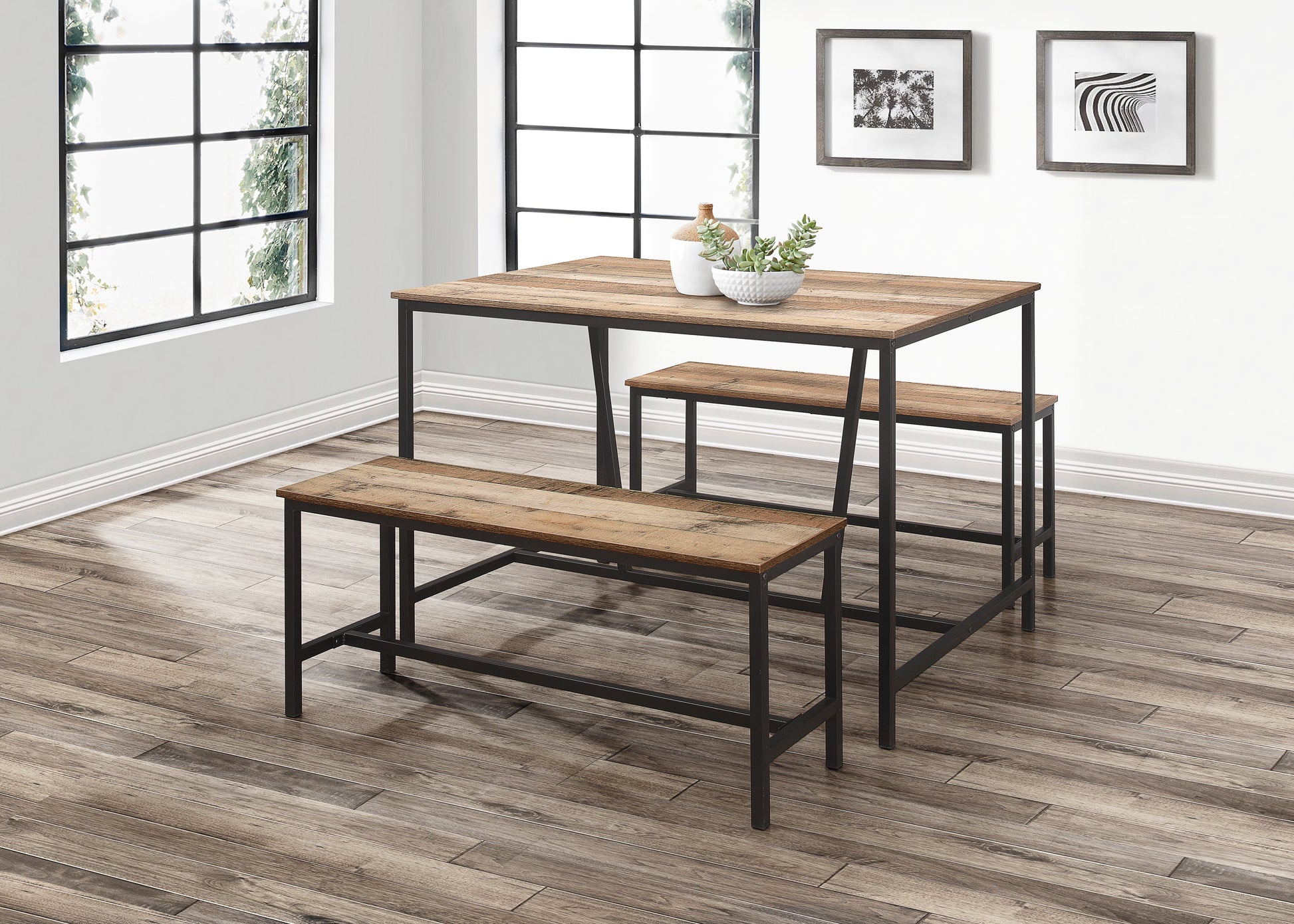 Urban Dining Table & Bench Set-0