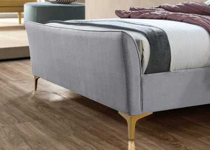 Clover Small Double Bed Grey-2