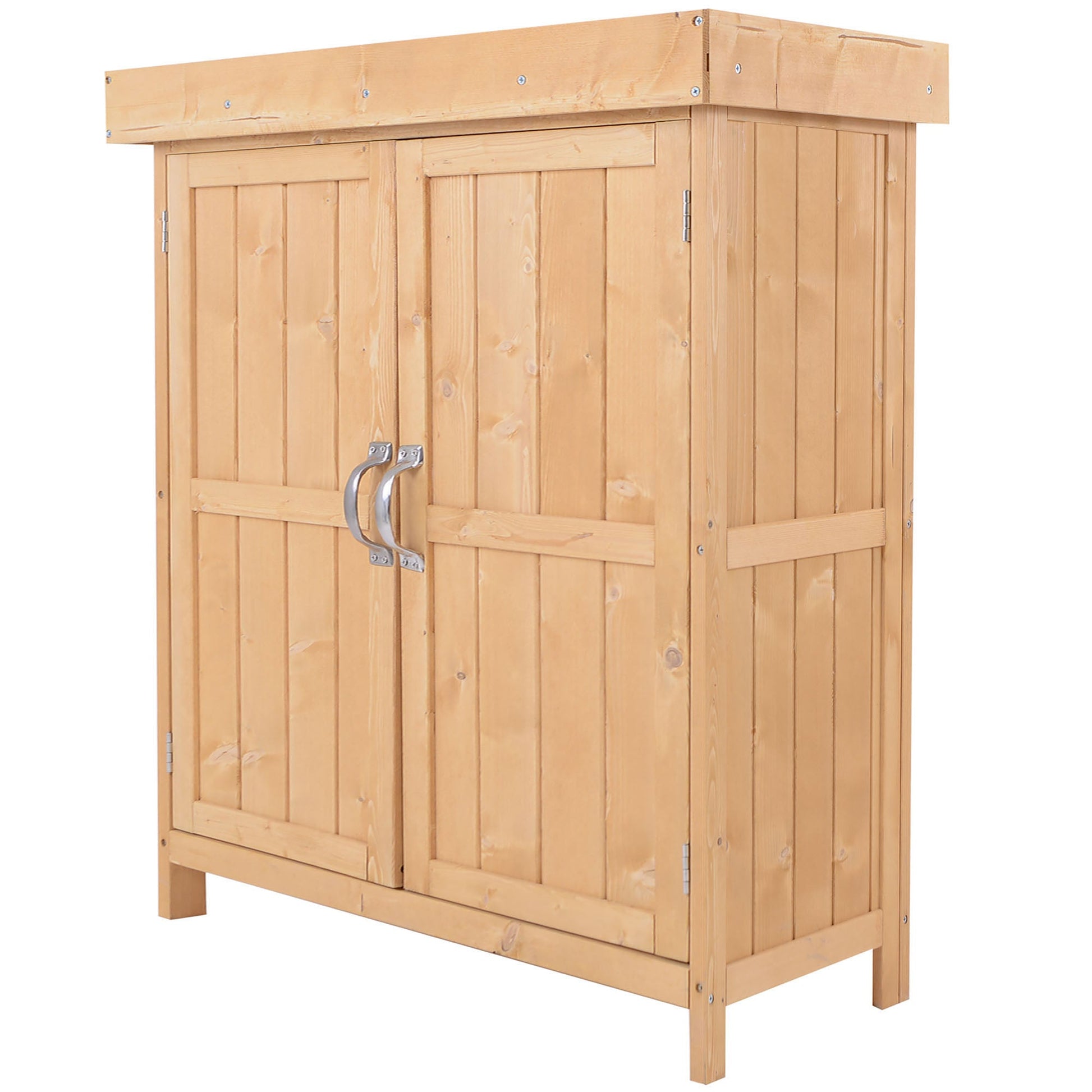 Outdoor Garden Storage Shed, Cedarwood-Burlywood Colour-0