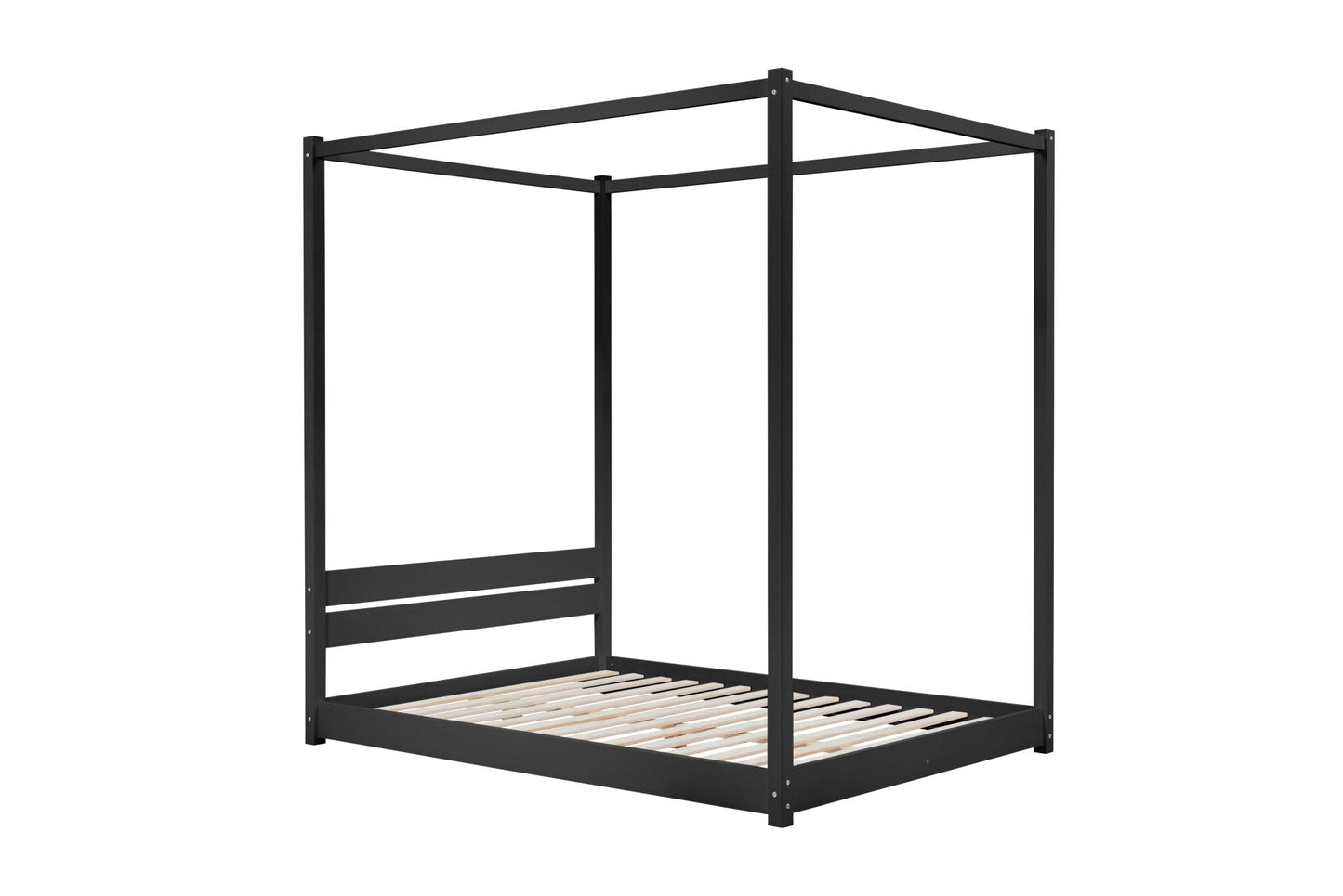 Darwin Four Poster King Bed Black-4