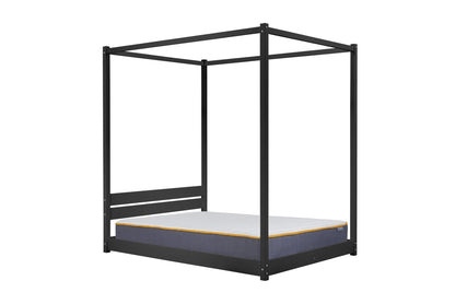 Darwin Four Poster King Bed Black-2