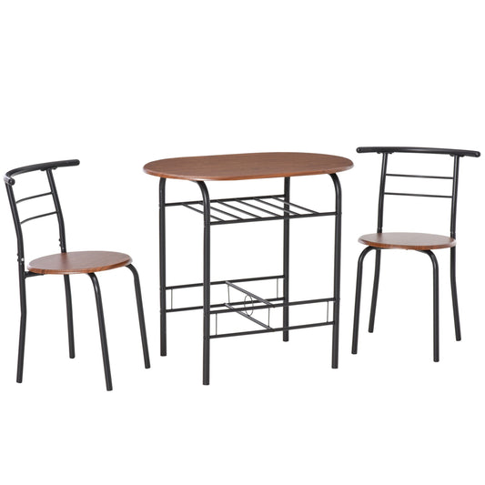 MDF 2 Person Dining Table Set 2-Seater Bar Stool and Table Set-0